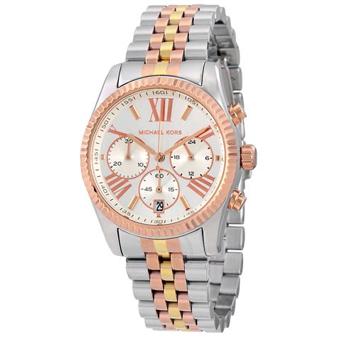 michael kors lexington watch tri color|Michael Kors Women's Lexington Tri.